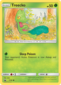 Treecko 7/168 English Pokémon card from Celestial Storm (2018)