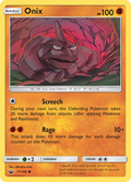 Onix 71/168 English Pokémon card from Celestial Storm (2018)