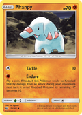 Phanpy 72/168 English Pokémon card from Celestial Storm (2018)
