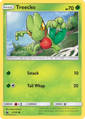 Treecko 8/168 English Pokémon card from Celestial Storm (2018)