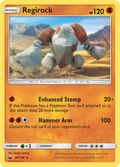 Regirock 80/168 English Pokémon card from Celestial Storm (2018)