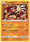 Groudon 81/168 English Pokémon card from Celestial Storm (2018)