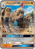 Palossand-GX 82/168 English Pokémon card from Celestial Storm (2018)