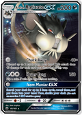 Alolan Raticate-GX 85/168 English Pokémon card from Celestial Storm (2018)