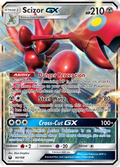 Scizor-GX 90/168 English Pokémon card from Celestial Storm (2018)