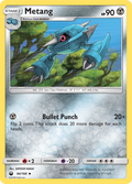 Metang 94/168 English Pokémon card from Celestial Storm (2018)