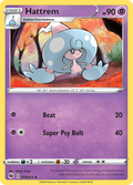 Hattrem 19/73 English Pokémon card from Champion’s Path (2020)