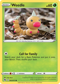 Weedle 2/73 English Pokémon card from Champion’s Path (2020)