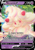 Alcremie V 22/73 English Pokémon card from Champion’s Path (2020)
