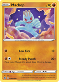 Machop 24/73 English Pokémon card from Champion’s Path (2020)