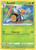 Beedrill 4/73 English Pokémon card from Champion’s Path (2020)