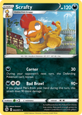 Scrafty 42/73 English Pokémon card from Champion’s Path (2020)