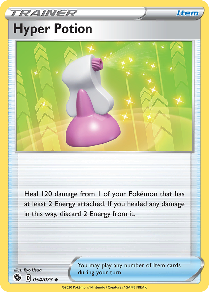 Hyper Potion 54/73 English Pokémon card from Champion’s Path (2020)