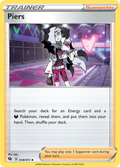 Piers 58/73 English Pokémon card from Champion’s Path (2020)