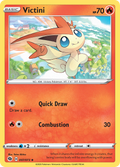 Victini 7/73 English Pokémon card from Champion’s Path (2020)