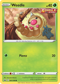 Weedle 1/198 — English Pokémon Chilling Reign (2021)