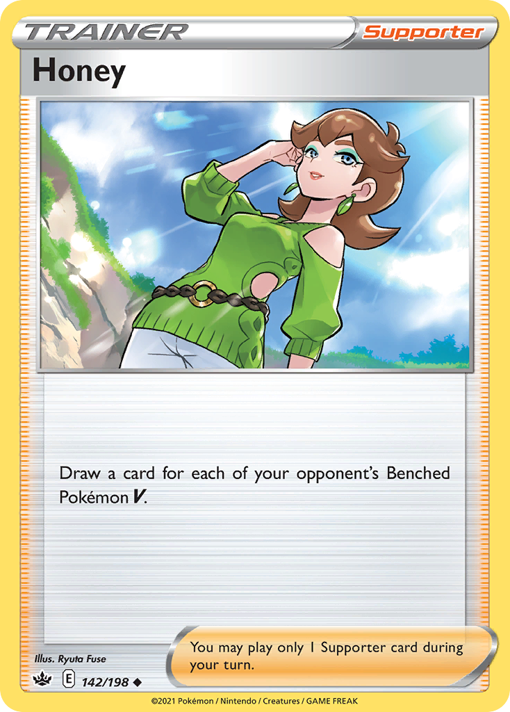 Honey 142/198 — English Pokémon Chilling Reign (2021)