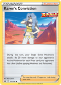 Karen's Conviction 144/198 — English Pokémon Chilling Reign (2021)