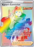 Karen's Conviction 216/198 — English Pokémon Chilling Reign (2021)