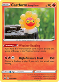 Castform Sunny Form 22/198 — English Pokémon Chilling Reign (2021)