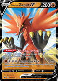 Galarian Zapdos V 80/198 — English Pokémon Chilling Reign (2021)