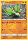 Vibrava 109/236 English Pokémon card from Cosmic Eclipse (2019)