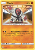 Throh 118/236 English Pokémon card from Cosmic Eclipse (2019)