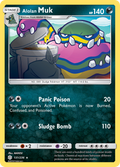 Alolan Muk 131/236 English Pokémon card from Cosmic Eclipse (2019)