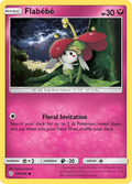 Flabébé 149/236 English Pokémon card from Cosmic Eclipse (2019)