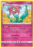 Florges 152/236 English Pokémon card from Cosmic Eclipse (2019)