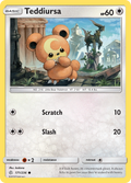 Teddiursa 171/236 English Pokémon card from Cosmic Eclipse (2019)