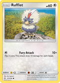 Rufflet 177/236 English Pokémon card from Cosmic Eclipse (2019)