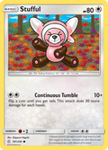 Stufful 181/236 English Pokémon card from Cosmic Eclipse (2019)