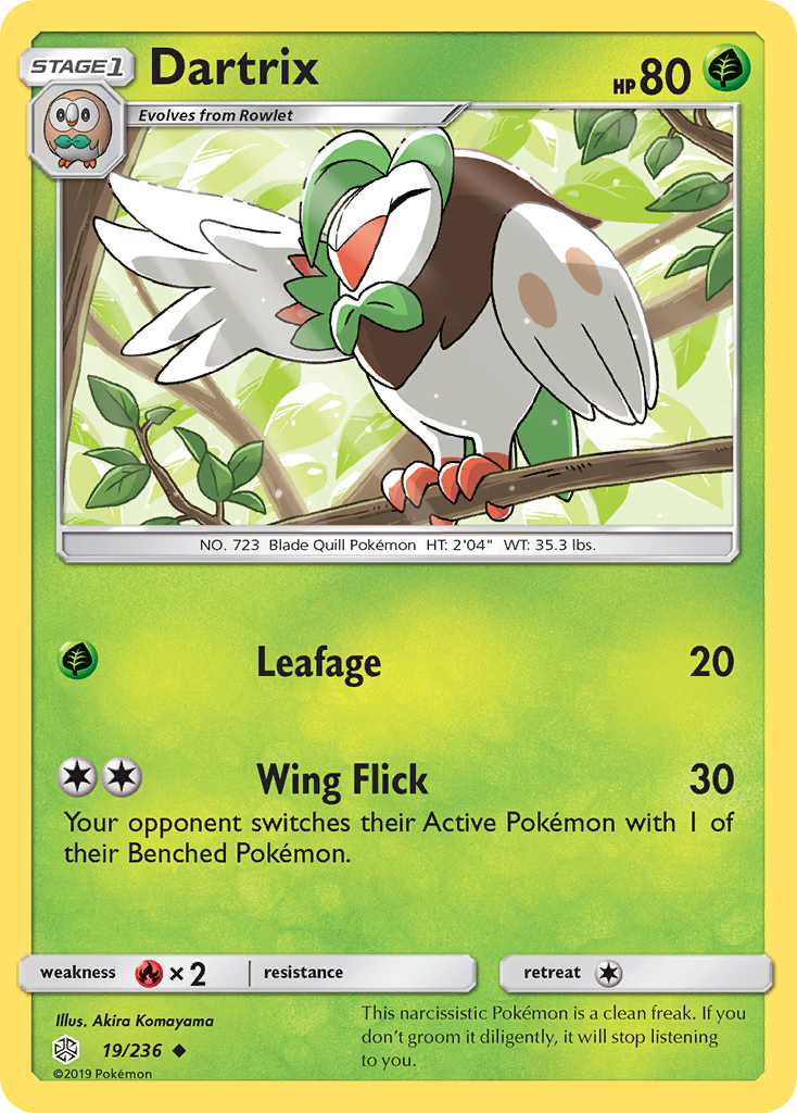 Aclipse Season Dartrix 19/236 | Cosmic Eclipse | GATECRASH