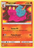 Magcargo 27/236 English Pokémon card from Cosmic Eclipse (2019)