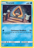 Snorunt 47/236 English Pokémon card from Cosmic Eclipse (2019)