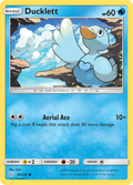 Ducklett 59/236 English Pokémon card from Cosmic Eclipse (2019)