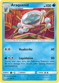 Araquanid 65/236 English Pokémon card from Cosmic Eclipse (2019)