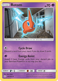 Rotom 86/236 English Pokémon card from Cosmic Eclipse (2019)