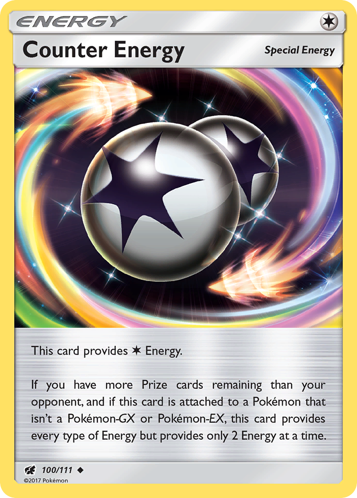 Counter Energy 100/111 English Pokémon card from Crimson Invasion (2017)