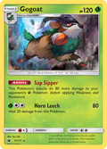 Gogoat 11/111 English Pokémon card from Crimson Invasion (2017)