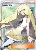 Lusamine 110/111 English Pokémon card from Crimson Invasion (2017)