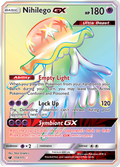 Nihilego-GX 114/111 English Pokémon card from Crimson Invasion (2017)