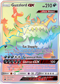 Guzzlord-GX 116/111 English Pokémon card from Crimson Invasion (2017)