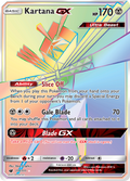 Kartana-GX 117/111 English Pokémon card from Crimson Invasion (2017)