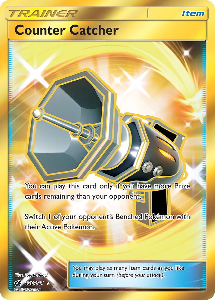 Counter Catcher 120/111 English Pokémon card from Crimson Invasion (2017)