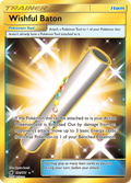 Wishful Baton 121/111 English Pokémon card from Crimson Invasion (2017)