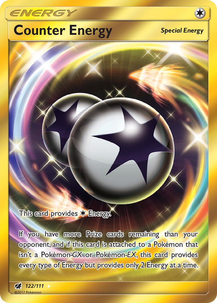 Counter Energy 122/111 English Pokémon card from Crimson Invasion (2017)