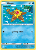 Staryu 15/111 English Pokémon card from Crimson Invasion (2017)