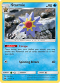 Starmie 16/111 English Pokémon card from Crimson Invasion (2017)